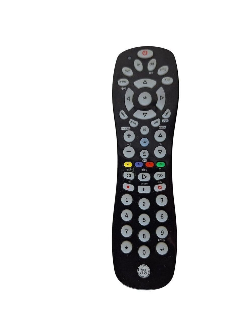 GE TV DVD DVR Remote Control 24922 CL5 7252
